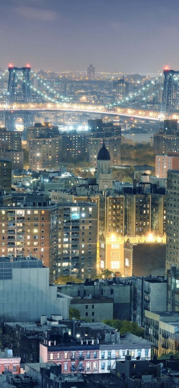 Enjoy A Sunset Stroll Through New York City With Your iPhone X Wallpaper