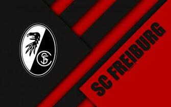 Wallpaper Sc Freiburg 4k Material Design Emblem