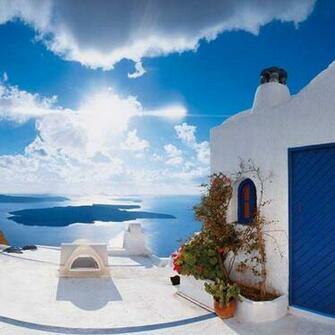 Santorini Wallpaper