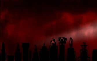 Dual Screen Bat Signal By Idisagreebecauseican Wallpaper Art