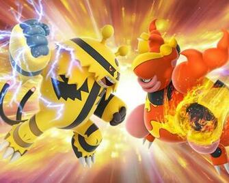 Wallpaper Of Electivire Magmortar Pokemon Go Pokmon