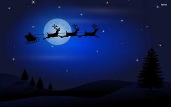 Christmas Night Sky Wallpaper Holiday