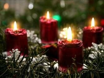 Christmas Candles Wallpaper Desktop