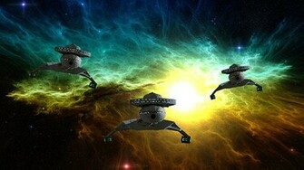 Klingon Battleships Wallpaper HD Trek