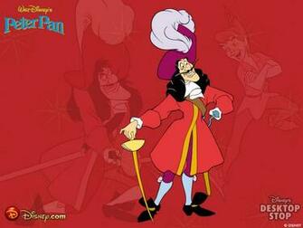 Captain Hook In Peter Pan Disney Wallpaper