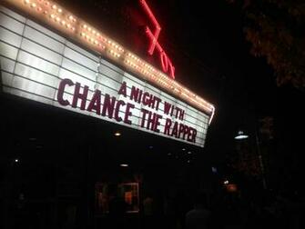 Acid Rap Background Chance Perfomed In