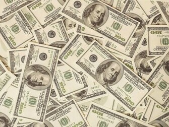 Benjamin Franklin Dollars Money Background For Powerpoint