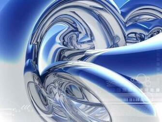 Wallpaper Image Silver Curve Abstract 3d Digital Art Navy Sapphire