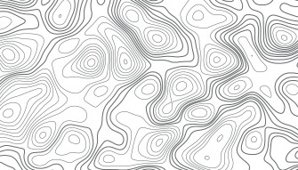White Topo Wallpaper