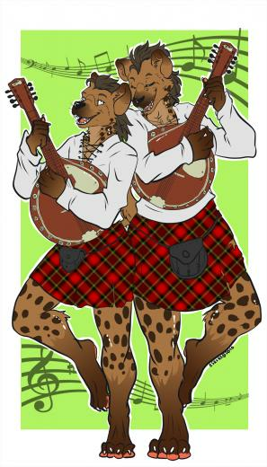 E621 Anthro Claws Duo Ezukapizumu Female Fur Gnoll Gnollbard