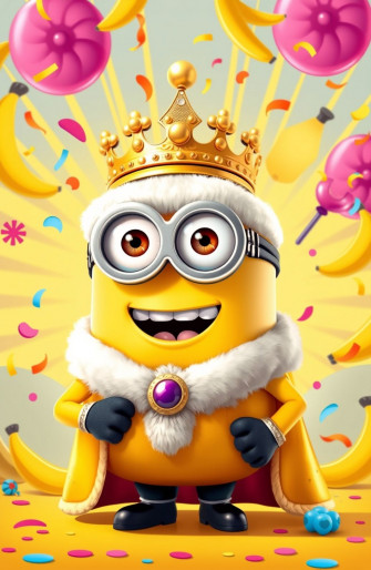 King Bob Minion Wallpaper