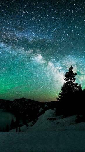 Stars In Alaska iPhone Wallpaper