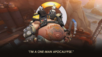 Overwatch Roadhog Portrait Wallpaper X