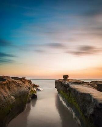 Brown And White Rock Formation La Jolla HD Wallpaper