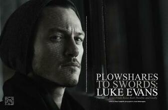 Welsh Actor Luke Evans HD Desktop Wallpaper Screensaver Background