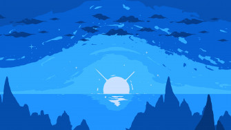 Simple Blue Wallpaper