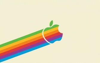 Totally Rad Retro Apple Wallpaper