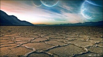 Wallpaper Wasteland Saline Sky Desktop In