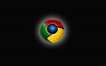 Wallpaper Logo Black Google Chrome