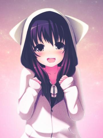 Happy Girl Anime HD Wallpaper By Beatrixjordan