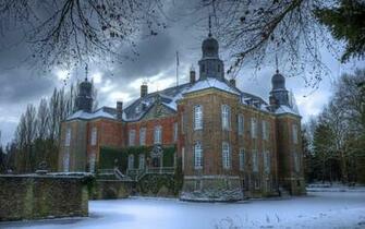 Winter Castle Wallpaper