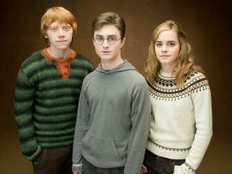 Harry Ron And Hermione Wallpaper