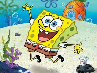 Wallpaper HD De Bob Esponja Saltando