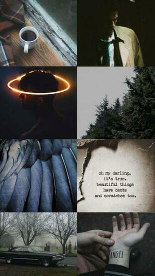 Castiel Background Lockscreen Feel To
