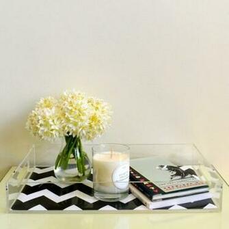Acrylic Tray With Wallpaper