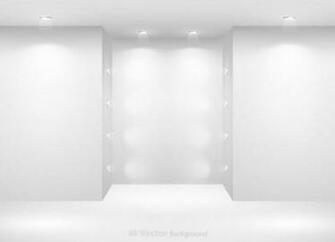 Bright White Background Museum Light