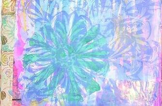 Mixed Media With Stamped Background By Autumnhathaway