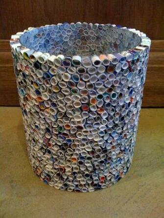 Magazine Recycled Art
