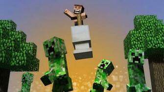 Cupa The Creeper Minecraft HD Wallpaper