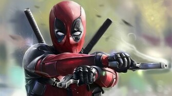 Deadpool Shooting Movie Wallpaper HD