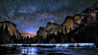 Way Peaceful Sky Lovely Yosemite National Park Wallpaper