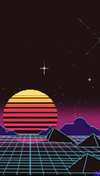 80s Retro Wallpaper