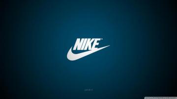 Wallpaper Nike Illustration Blue Background Artwork Text