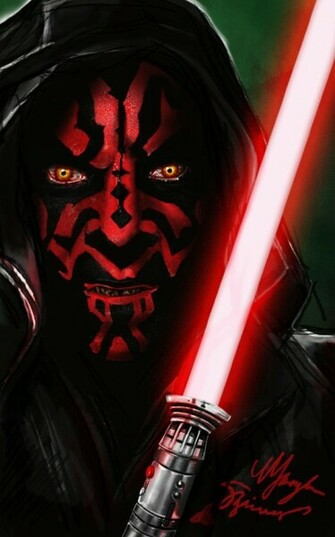 Wallpaper Darth Maul Star Wars