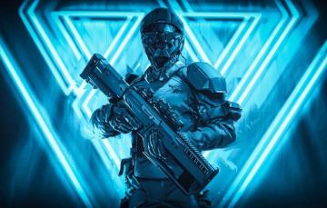 Wallpaper Light Pose Future Rendering Weapons Fiction