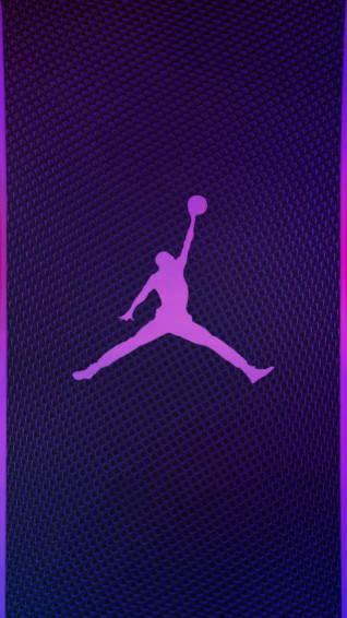 Purple Jordan Logo Wallpaper