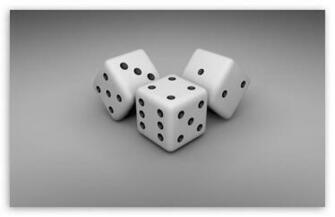 White Dice HD Desktop Wallpaper Widescreen High Definition