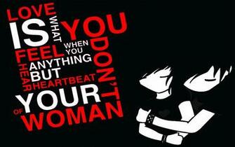Emo Love Quotes HD Wallpaper