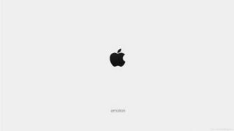 Apple Emotion White Wallpaper Desktop Background For
