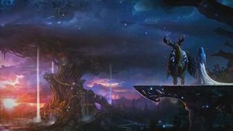 I Removed The People From Traveller Art Of Teldrassil Wow