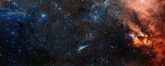 Wallpaper Space Sky Stars Ultrawide Monitor
