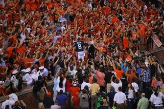 Cam Newton Stands Among The Auburn Fans By Porschephile X