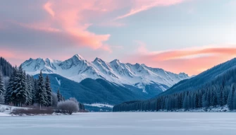 Winter Mountain Wallpaper