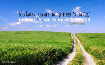 Road To Success Wallpaper