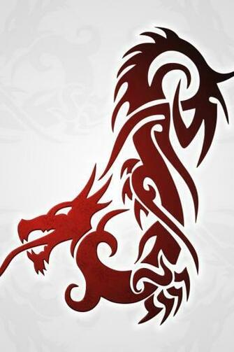 Dragon And Tiger Tribal Design Abstract HD Wallpaper Picture