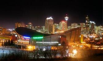 Skylines Buildings Calgary Flames HD Wallpaper City Town